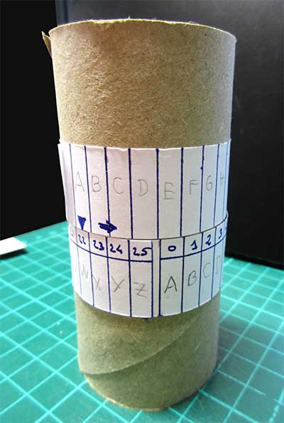 toilet roll tube cryptography